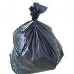PE Drawstring Garbage Bin Liner Black Heavy Duty Trash Can Liners for sale