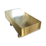 10mm ~ 2500mm Copper Plated Steel Sheet 2mm Thick Brass Sheet 99.95 for sale
