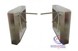 China HS revolving biometric counter Subway Turnstile remote operation function supplier
