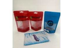 China Small Cookie Edible Gummy Zipper stand up Pouches With Window supplier