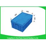 Virgin PP Plastic Folding Crate , Collapsible Plastic Storage Bins ForTransport Turnover Storage for sale