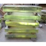 2.1mmpb Lead Equivalence X-Ray Radiation Protection Lead Glass 10mm thickness for sale