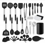 FDA Kitchen Set Silicone Utensils , Multifunction Cooking Utensils Set Silicone for sale