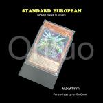 62x94mm Standard European Clear Card Sleeves Acid Free Matte Non Glare for sale