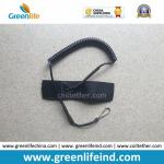 Unique Design Coiled-Single Swivel Pistol Lanyard W/Belt Velcro Loop