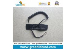 China Unique Design Coiled-Single Swivel Pistol Lanyard W/Belt Velcro Loop supplier