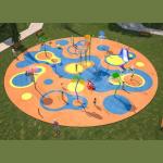 Water Park Kids Swimming Pool Water Sprinkler Pad Water Splash Pad Set for Kids for sale