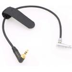 Lemo 5 Pin Right Angle Male To Right Angle 3.5mm TRS Camera Audio Cable For Z CAM E2 for sale