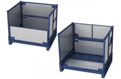 China Collapsible Plastic Pallet Box Stackable Stillage With PP Linings supplier