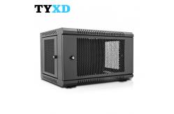 China Mesh Door Wall Mount Rack Enclosure Server Cabinet With Adjustable Mounting Rails supplier