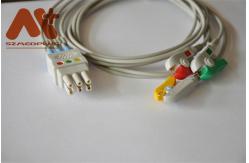 China Datex Ohmeda Compatible 3 lead clip ECG Leadwire - 545315 supplier