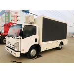 High brightness 6000 cd/m² outdoor P6 LED screen on the van for market activities for sale