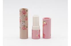 China 3.5g Eco Friendly Paper Lipstick Tubes With Flower Pattern supplier