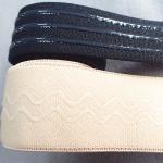 Anti Slip Transparent 1.5 Inch Silicone Elastic Bands for sale