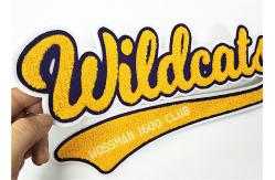 China Towel Towelling Letters Embroidery Letter Patches Custom Patches No Minimum supplier