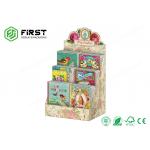 Customized Printing Cardboard Counter Display Boxes , Light Weight Cardboard Table Display Stands