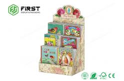 China Customized Printing Cardboard Counter Display Boxes , Light Weight Cardboard Table Display Stands supplier