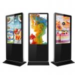 Customized Indoor Floor Standing Digital Signage With 8GB 16GB Storage for sale