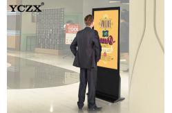 China Ultra Thin Advertising Display 4k Floor Standing Digital Signage supplier