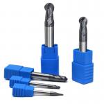 Milling Cutter 4 Flute Ball Nose CNC Router Bit Carbide End Mill 45HRC R3 R4 R5 R6 for sale