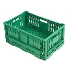 Vented Foldable Fruit And Vegetable Plastic Crates Loading Capacity 20kg