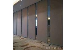 China Removable Wooden Folding Acoustic Partition Walls Sliding Operable Partitions For Conference Hall supplier