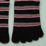 Custom Size Nylon Short Sports Ankle Socks With Toe Socks Type for sale