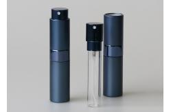 China Empty 8 Ml Portable Twist And Spritz Atomiser Refillable With Glass Container supplier
