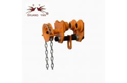 China Jib Crane Geared Girder Trolley 2.2m  Curved Track Radius Easy Adjustable supplier