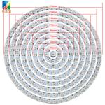 Customizable RGB Circle Pixel Light WS2812 SK6812 Addressable Black White PCB Board DIY 5050 5V WS2812B Angel Ring for sale