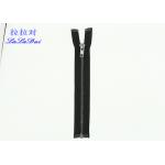 12 Inch Metal Separating Zipper Black Polyester Tape For Trousers / Hometextile /