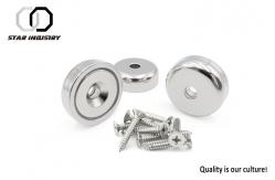 China D60 mm N52 Grade Holding Magnetic Hooks Assemblies Long Service Life supplier