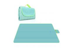 China Wonder Garden Pattern Picnic Blanket Waterproof Backing 600D Oxford Fabric Made supplier