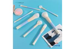 China 7PCS Travel Cosmetic Makeup Brushes Sets With Plastic Handle Eco Friendly supplier