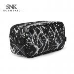 Daily Use Zipper Canvas Make Up Custom Cosmetic Bag