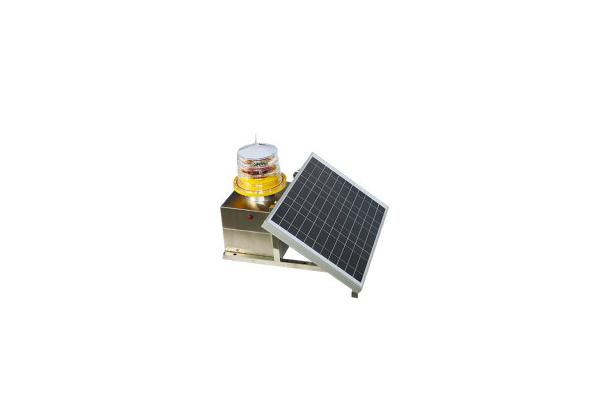 Anti Aging Solar Powered Aircraft Warning Lights High Intelligence