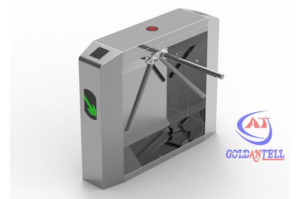 Pedestrian Tripod Turnstile Gate High Security Access Control For Gyms