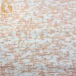 Pink Decorative Mesh Lace Fabric Sequins Embroidered Sustainable for sale