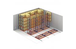 China Steel Mobile Pallet Racking System , 4 Layers Powered Mobile Racking 1000kg/Pallet supplier