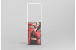 China High Brightness Hanging Double Sided Window Display 55 Inch Advertisement Screen supplier