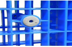 China Heavy Duty Tray Large Hdpe Plastic Pallets Stackable Double Sides SGS Certificate supplier