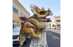 China Realistic Animatronic Baby Dinosaur Puppet for Dino Park and Show supplier