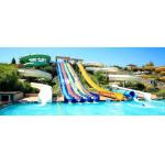 ODM Outdoor Commercial Playground Swimming Pool Fiberglass Water Slide for Adults for sale