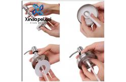 China Leak Proof Foam Soap Pump Dispenser Lids  Stainless Steel Mason Jar Rust Proof supplier