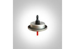 China Custom Logo Butane Torch Fill Valve With Adapter Tinplate Mounting Cup supplier