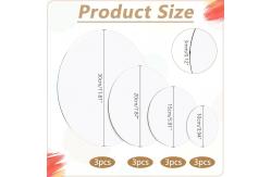 China Matte Finish Round Painting Canvas Panel , Drawing Canvas Board For Oil Painting supplier