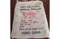 China High Strenth 20/3 100% Polyester Spun Yarn For Polyester Thread supplier