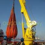 30M Marine Ship Deck 2.5T Mobile Crane Telescopic Boom for sale