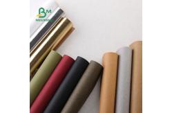 China 0.55MM / 0.3MM Double Side Smooth Kraft Paper Roll Washable Black supplier