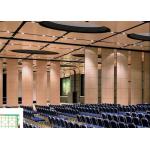 Movable Room Divider Operable Walls With Fabric MDF Hard Cover For Convention Centers for sale